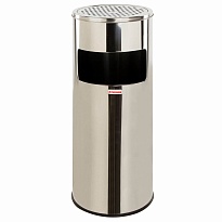 Урна с пепельницей 27 л, нержавеющая сталь, зеркальная, LAIMA PROFESSIONAL в Мичуринске Урна с пепельницей 27 л, нержавеющая сталь, зеркальная, LAIMA PROFESSIONAL в Мичуринске