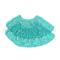 Бахилы бирюзовые 2000 шт (1000 пар), 16 мкм, однослойные, с одной резинкой, Эконом в Мичуринске