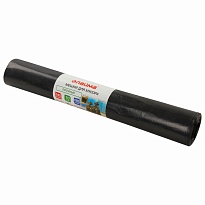 Мешки для мусора 240 л, черные, в рулоне 10 шт., ПВД 50 мкм, 1400х900 мм, LAIMA, 605337 в Мичуринске