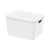 Ящик пластиковый вкладываемый белый 410х305х245 мм