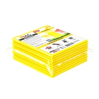 Мешки для мусора 160 л, желтые, в пачке 10 шт., ПВД, 40 мкм, 900х1100 мм, i-Bag в Мичуринске