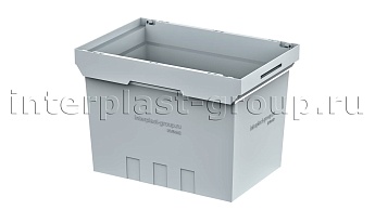 Вкладываемый контейнер KV 6442 серый в Мичуринске Вкладываемый контейнер KV 6442 серый в Мичуринске