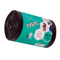 Мешки для мусора 12 л, черные, в рулоне 30 шт., ПНД, 6 мкм, 550х320 мм, Концепция Быта Tubus, 604936 в Мичуринске Мешки для мусора 12 л, черные, в рулоне 30 шт., ПНД, 6 мкм, 550х320 мм, Концепция Быта Tubus, 604936 в Мичуринске