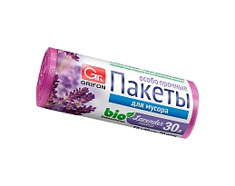 Мешки для мусора 30 л, ароматизированные, Лаванда, сиреневые, в рулоне 20 шт., ПНД, 9 мкм, 560х530 мм, GRIFON Aroma, 101-020 La в Мичуринске Мешки для мусора 30 л, ароматизированные, Лаванда, сиреневые, в рулоне 20 шт., ПНД, 9 мкм, 560х530 мм, GRIFON Aroma, 101-020 La в Мичуринске