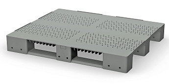 Поддон пластиковый перфорированный (усилен 2 трубами) в Мичуринске