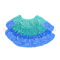 Бахилы бирюзово-синие 1000 шт (500 пар), 64 мкм, двойная подошва, двойная резинка, Особопрочные+ в Мичуринске